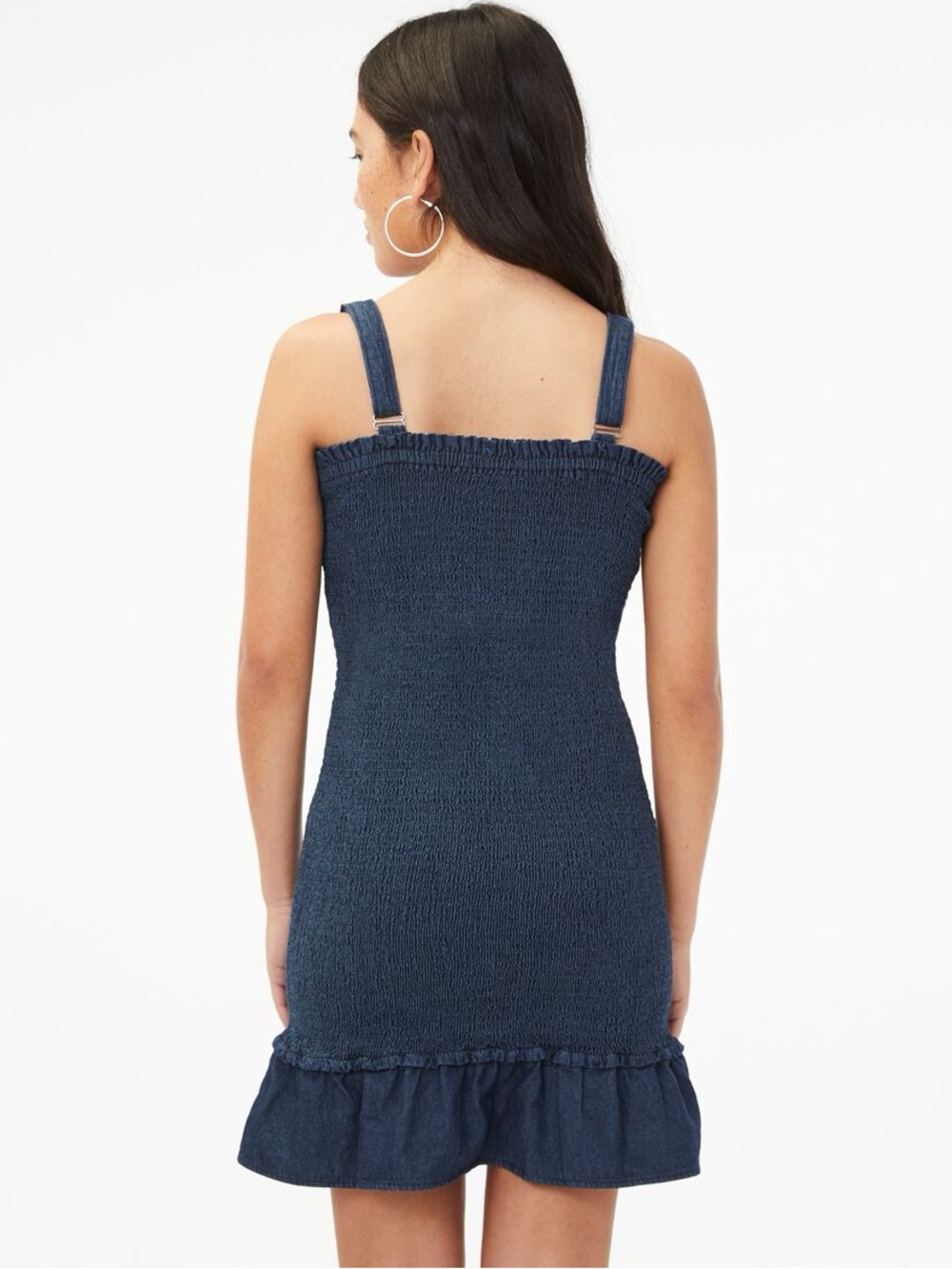 Aeropostale Navy Smocked Bodycon Dress | XS - Picture 2 of 9